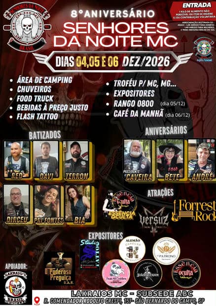 Flyer do evento